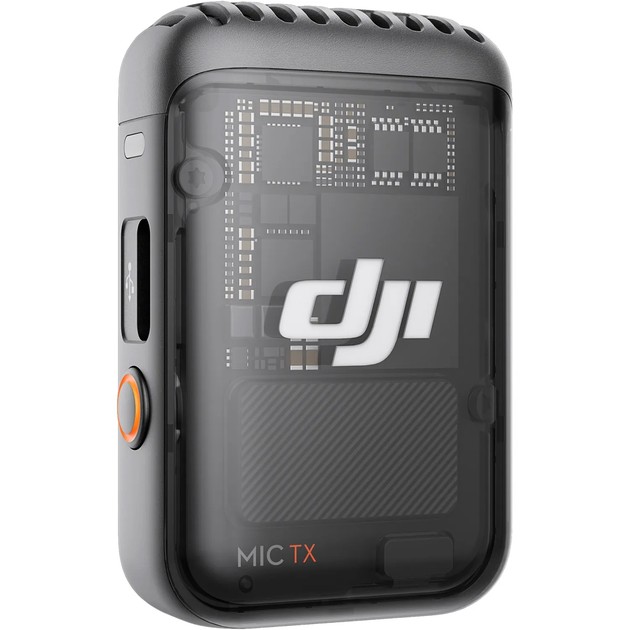 Transmitator sistem radio DJI Mic 2 Transmitter Shadow Black (CP.RN.00000328.01) photo 2