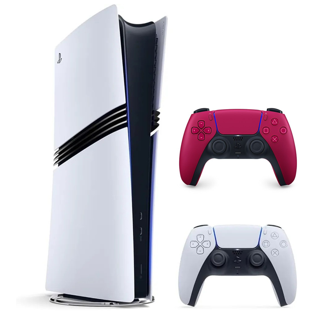 Game Consol Sony PlayStation 5 PRO Digital Edition, 2TB,  (2x gamepads) photo 1