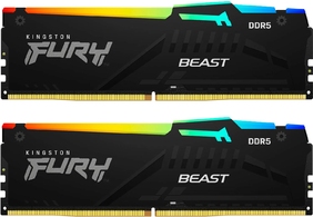Memorie operativa Kingston FURY® Beast DDR5 RGB 6000 MHz 32GB (Kit of 2*16GB) thumbnav 1