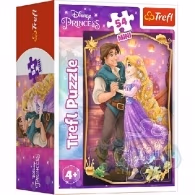 Trefl 54191 Puzzle 4 Mini Disney Princess