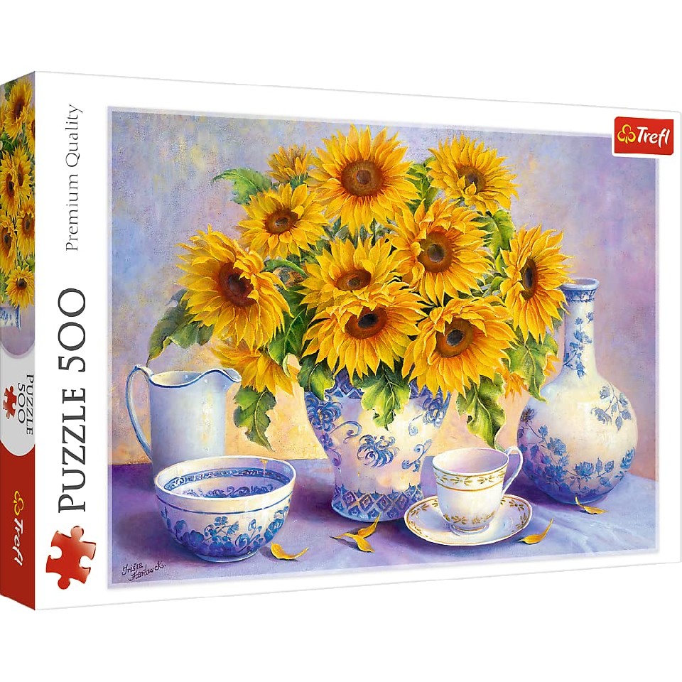 Trefl Puzzles 37293 500 Подсолнухи photo 1