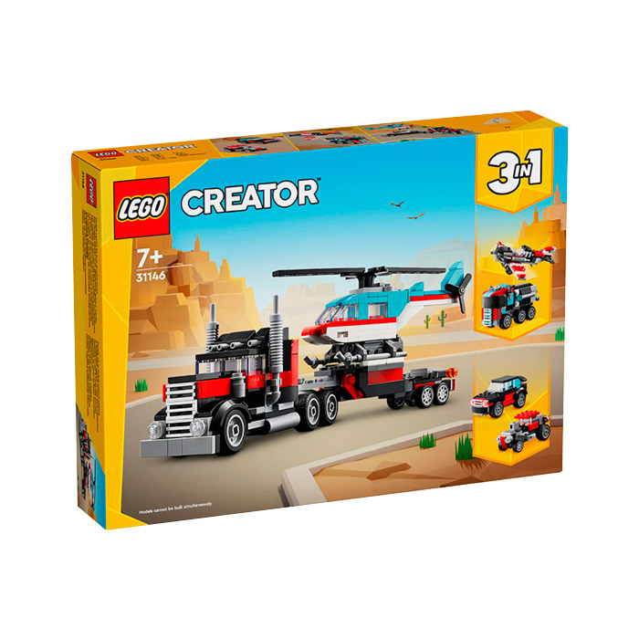 Lego Creator 3-в-1 Бортовой грузовик с вертолетом 31146 photo 1