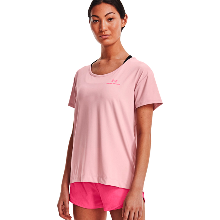 Tricou Under Armour UA Rush Energy Core SS / Femei / M / Roz photo 4