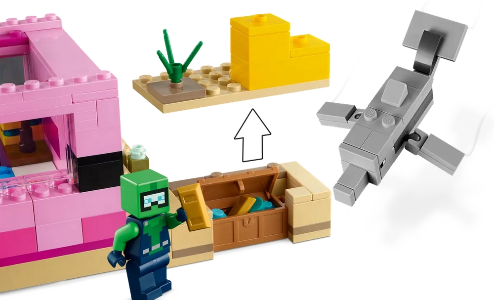 Constructor Lego Minecraft 21247 de la 7+ ani photo 2