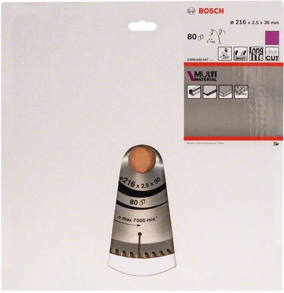 Disc taiere Bosch 216x30-80, 2608640447 photo 2