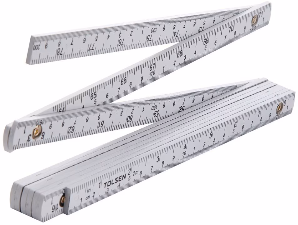 Rigla pliabila 2m plastic Tolsen 