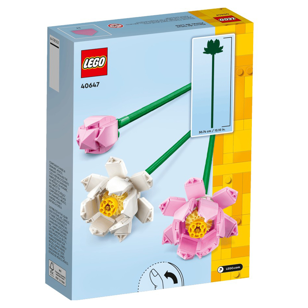 Constructor Lego Botanical Collection Lotus Flowers 40647 de la 8+ ani photo 3
