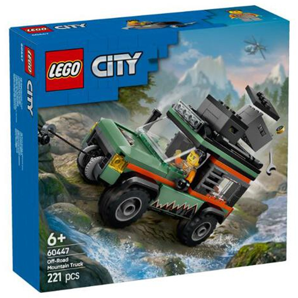 Constructor Lego City Off-Road 4x4 Mountain Truck 60447 de la 6+ ani photo 1 Constructor Lego City Off-Road 4x4 Mountain Truck 60447 de la 6+ ani photo 1