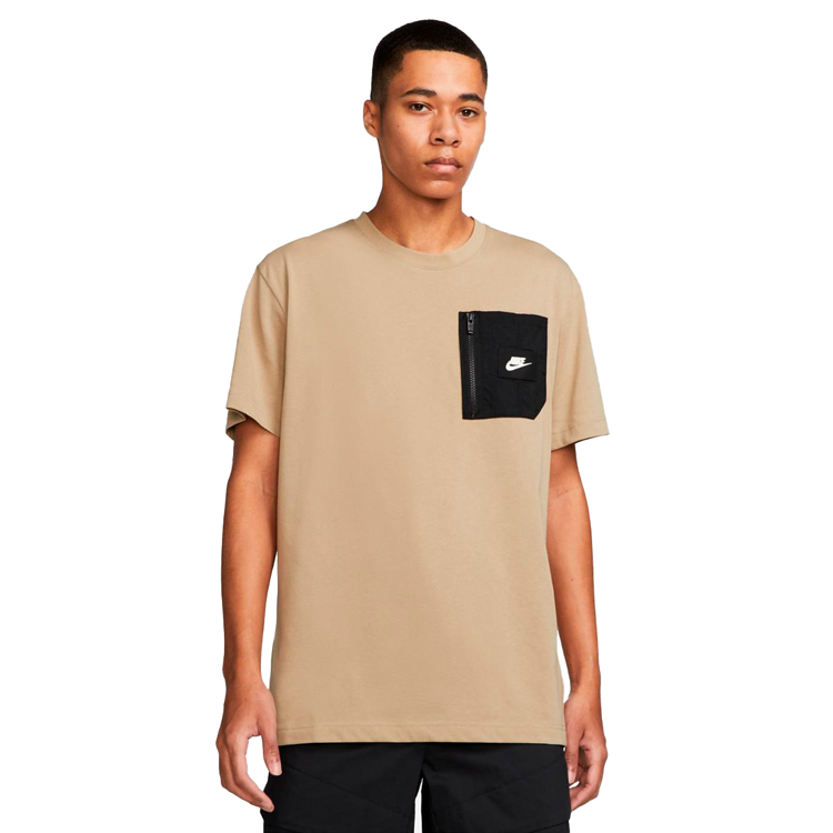 Футболка мужская Nike M NSW SPU DF SS TOP XL Бежевый photo 2