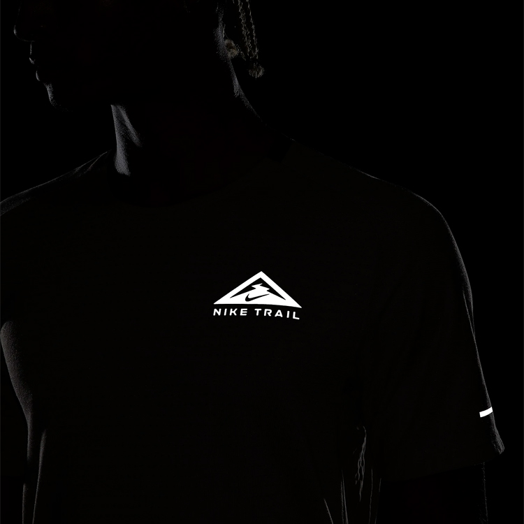 Футболка мужская Nike M NK DF SOLAR CHASE SS TOP S Бежевый photo 2