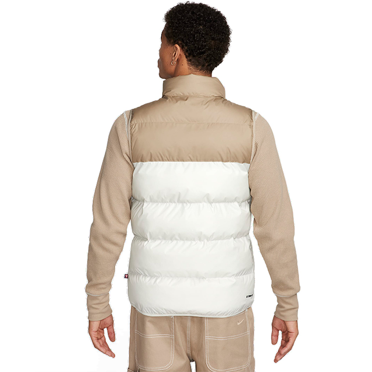 Vestă pt bărbați Nike M NK SF WR PL-FLD VEST L Bej-alb photo 3
