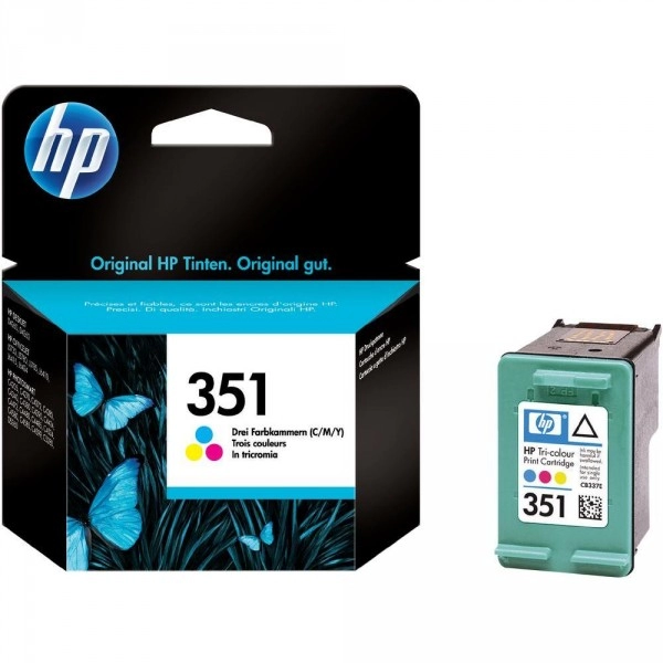 HP 351 (CB337EE) Tri-color Ink Cartridge for HP DESKJET D4260, D4360 OFFICEJETJ5730, J5780, J5785, J4610, J6415, J6424, PHOTOSMART C4205, C4270, C4272, C4280, C4340, C4380, C4390, C4424, C4472, 170 p.