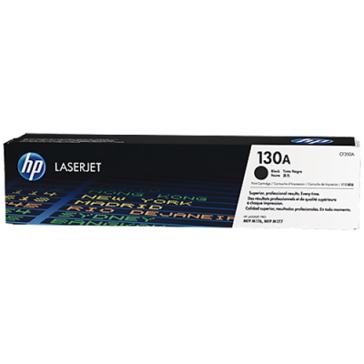 HP 130A Black Original LaserJet Toner Cartridge (1300 pages), for LaserJet M153/M176/M177 photo 1