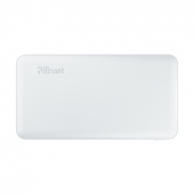 10000mAh Power bank - Trust Primo, White, Fast-charge with maximum speed via USB-C (15W) or USB-A (12W). Charging speed varies between devices thumbnav 1