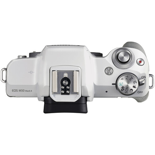 Mirrorless Camera CANON EOS M50 Mark II + 15-45 f/3.5-6.3 IS STM White (4729C028) photo 3