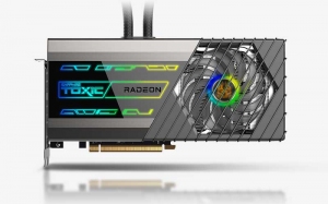 Sapphire TOXIC Radeon™ RX 6900 XT Limited Edition OC LIQUID COOLED 16GB GDDR6 256Bit 2600/16000Mhz, 1xHDMI, 3xDP, SP: 5120, AMD RDNA2, 2nd Gen 7nm GPU, PCIe4.0, Dual Bios, IFC IV, 2.5 slot, All-In-One Liquid Cooler with 360mm Radiator, ARGB Cooler Fans, M thumbnav 1