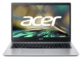 ACER Aspire A315-43 Pure Silver (NX.K7UEU.009) 15.6" FHD IPS (AMD Ryzen 3 5300U, 4xCore, 2.6-3.8GHz, 8Gb (1x8) DDR4 RAM, 512GB PCIe NVMe SSD, AMD Radeon Graphics, WiFi5-AC/BT 5.0, 3 cell, 720p HD webcam, RUS, No OS, 1.81 kg) thumbnav 1