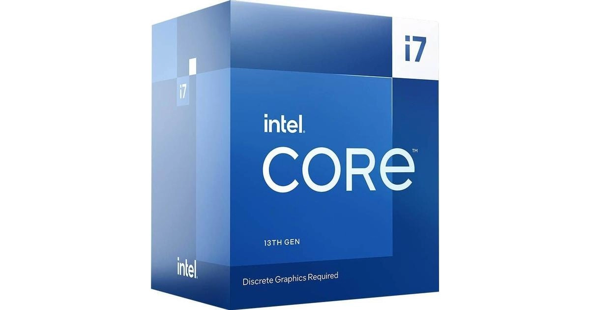 Intel® Core™ i7-13700F, S1700, 2.1-5.2GHz, 16C (8P+8Е) / 24T, 30MB L3 + 24MB L2 Cache, No Integrated GPU, 10nm 65W, Box