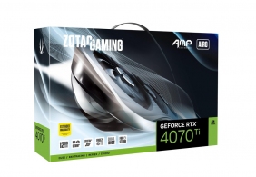 ZOTAC GeForce RTX 4070 Ti AMP Extreme AIRO 12GB GDDR6X, 192bit, 2700/21000Mhz, Ada Lovelace/DLSS3, PCIeX16 4.0, 1xHDMI, 3xDP, Aerodynamic Design, Triple Fan/ IceStorm 2.0, Active Fan Control/FREEZE Fan Stop/Composite Heatpipes, SPECTRA 2.0 RGB, Metal Back thumbnav 1