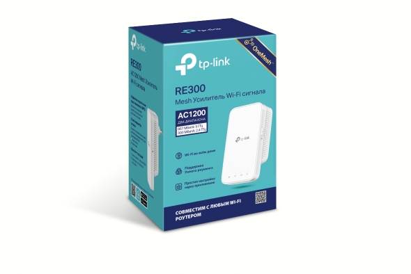 Mesh Усилитель сети TP-LINK RE300 / AC1200 Dual Band / Wi-Fi5 photo 2