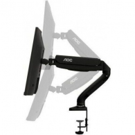 Arm for 1 monitors 13”-31.5” -  AOC AS110D0 Black, Desk Clamp/Grommet, Aluminum structure, Gas spring, Height adjustment, Max.Load: 2-9kg, Tilt: '-90°~+85°, Swivel:180°, Rotation:360°, Hidden cable management, VESA 75/100 thumbnav 3