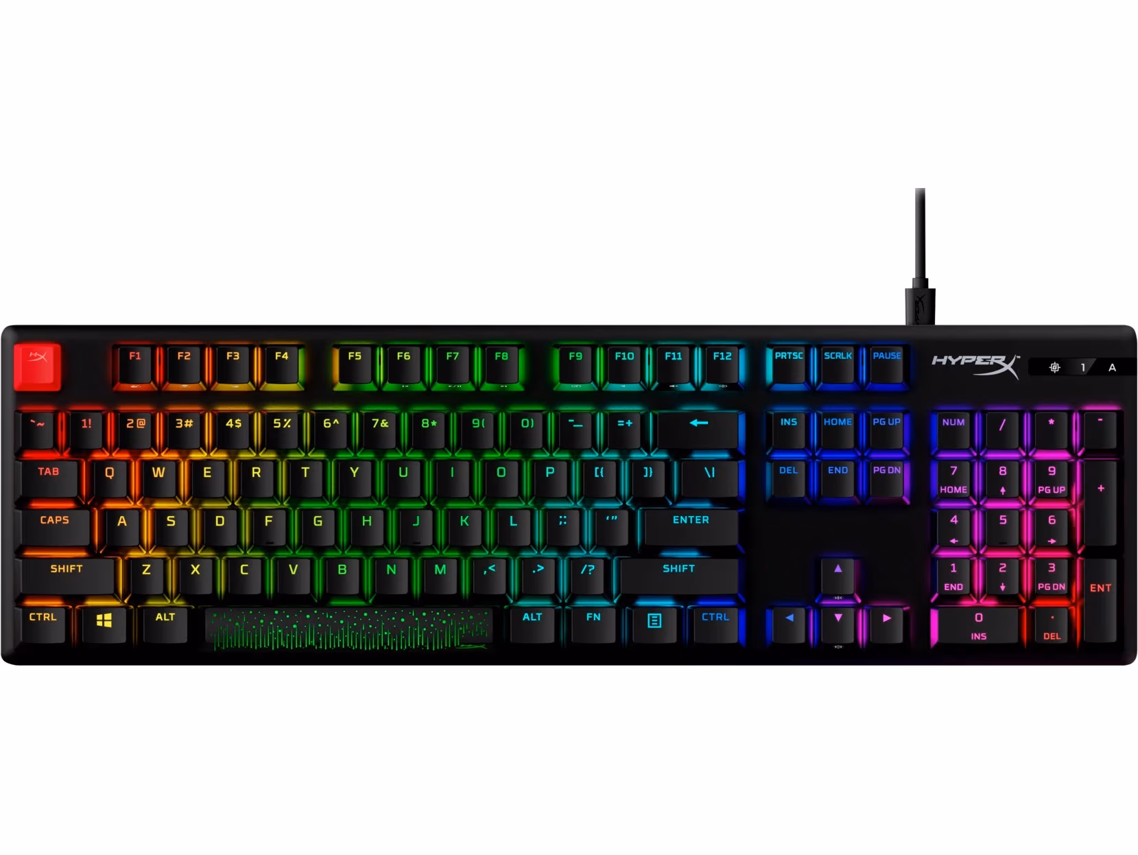 Tastatura HYPERX Alloy Origins PBT HX Red - Linear key switch [639N3AA#ACB] 