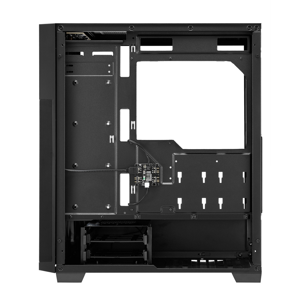 Carcasa Sharkoon RGB FLOW / no PSU / Side panel / 1x120mm, 2x ARGB LED Strips / ATX / Black photo 7