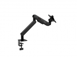 Arm for 1 monitors 17”-34” -  AOC AM400B Black, Desk Clamp/Grommet, Aluminum structure, Mechanical Gas Spring System, Height adjustment, Max.Load: 2-9kg, Tilt: '-90°~+85°, Swivel:180°, Rotation:360°, Hidden cable management, VESA 75/100 thumbnav 3