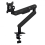 Arm for 1 monitors 17”-34” -  AOC AM400B Black, Desk Clamp/Grommet, Aluminum structure, Mechanical Gas Spring System, Height adjustment, Max.Load: 2-9kg, Tilt: '-90°~+85°, Swivel:180°, Rotation:360°, Hidden cable management, VESA 75/100 thumbnav 4