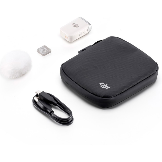 Transmitator sistem radio DJI Mic 2 Transmitter Pearl White (CP.RN.00000329.01) photo 6