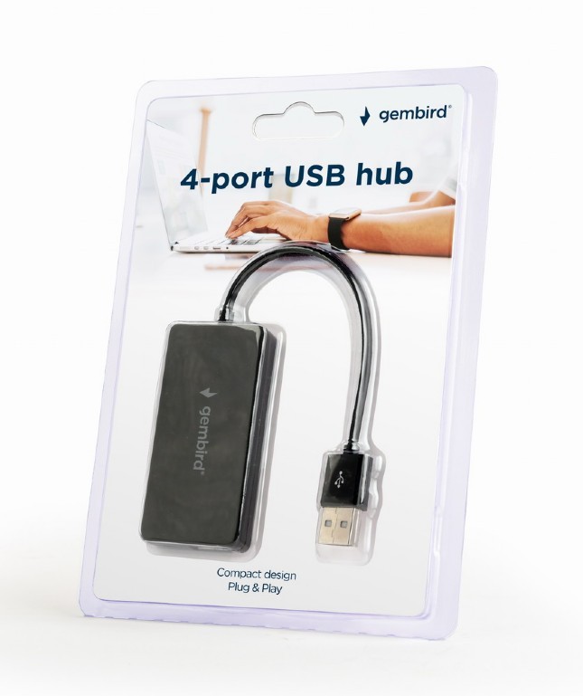 USB Hub Gembird UHB-U2P4-04/ 4 x USB 2.0 photo 3