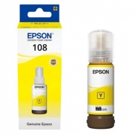 Epson 108 EcoTank Yellow ink bottle, 70ml, 7200p. for EcoTank L8050 & L18050. thumbnav 1