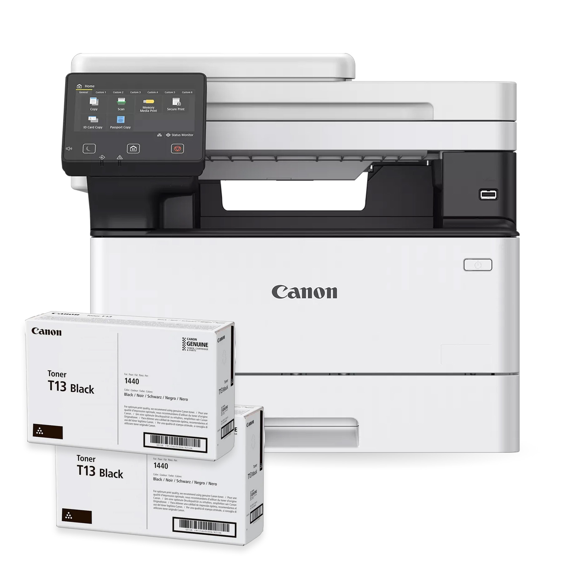 МФУ Canon i-SENSYS X 1440i+2*T13 toner /  A4 / DADF / Duplex / Wi-Fi / Net photo 1