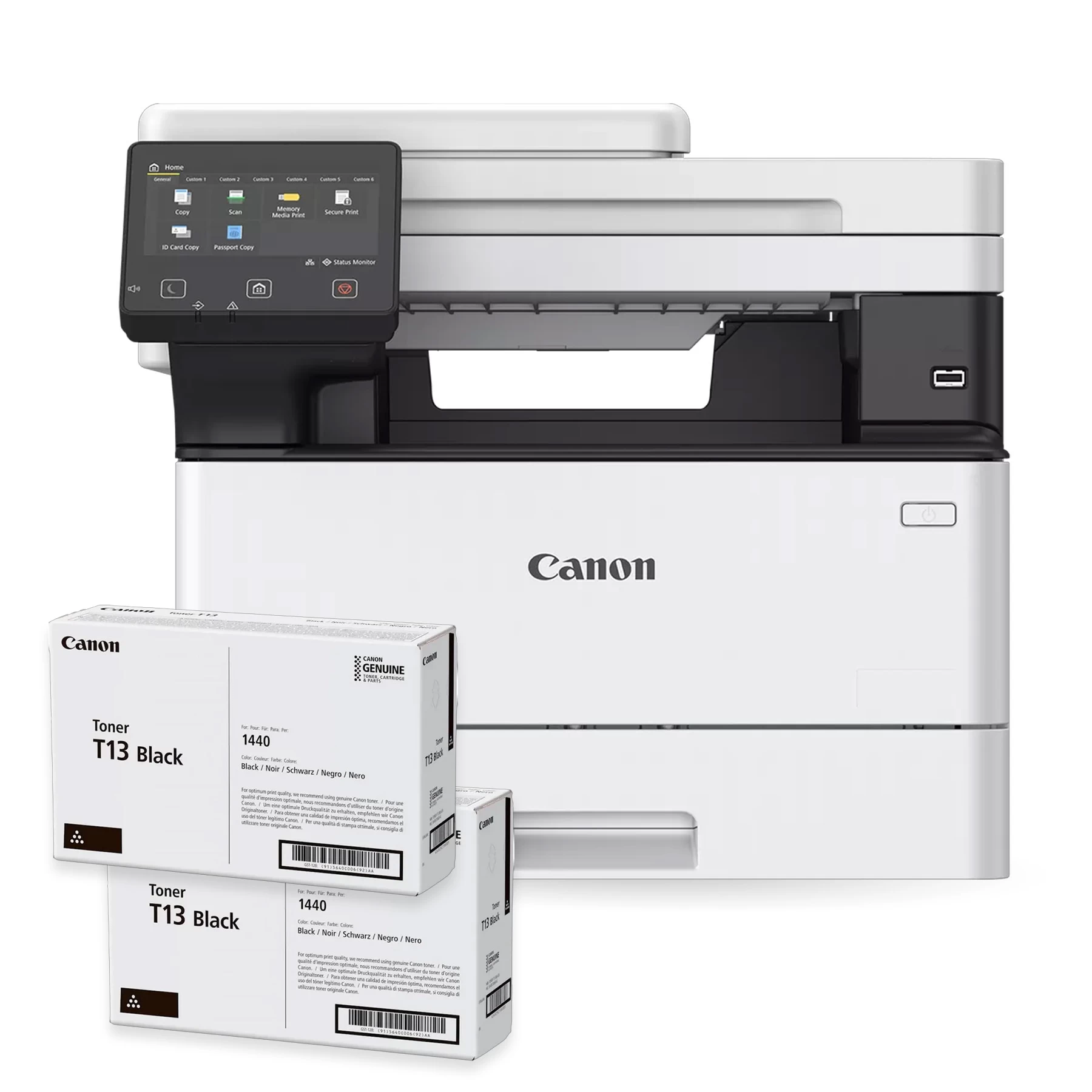 MFD Canon i-SENSYS X 1440i+2*T13 toner /  A4 / DADF / Duplex / Wi-Fi / Net