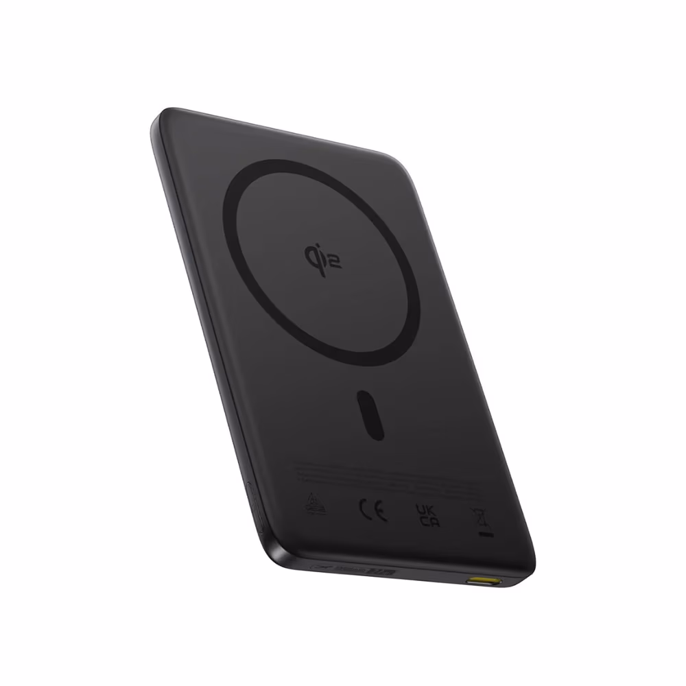 Внешний аккумулятор Baseus Power Bank 10000mAh 27W with Cable Type-C 0.3m, PicoGo AM41 Ultra-Slim Qi2 Magnetic, Cosmic Black