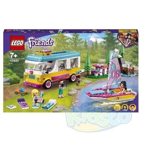 Lego Friends 41681 Forest Camper Van And Sailboat
