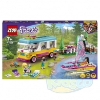 Lego Friends 41681 Forest Camper Van And Sailboat