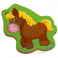 55962 Baby Puzzle Magnetic "Calutul Si Purcelusul" thumbnav 1