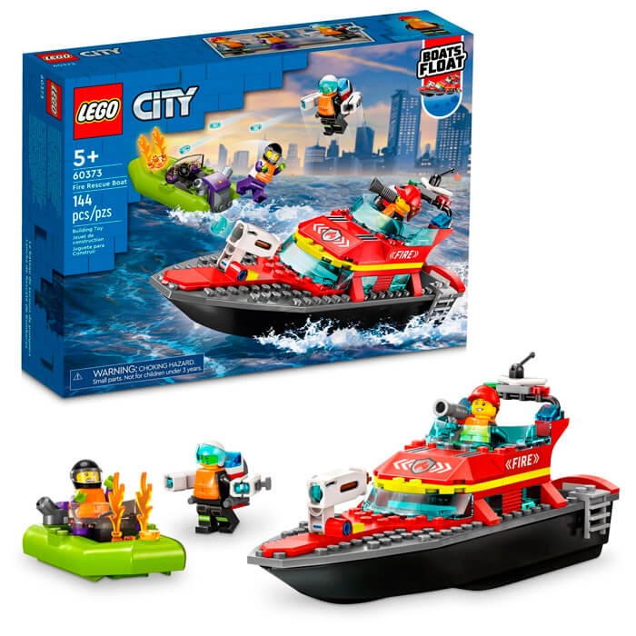Lego City Пожарно-спасательный катер 60373 photo 1