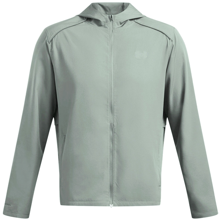 Мужская Ветровка Under Armour UA Launch Hooded Jacket L Серый photo 2