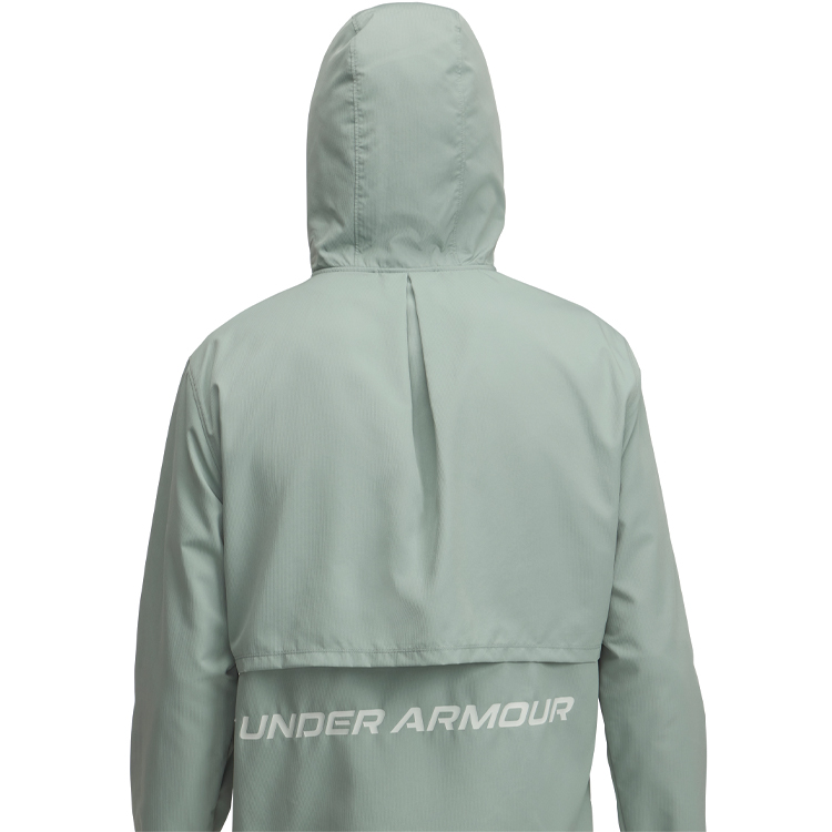 Мужская Ветровка Under Armour UA Launch Hooded Jacket L Серый photo 4