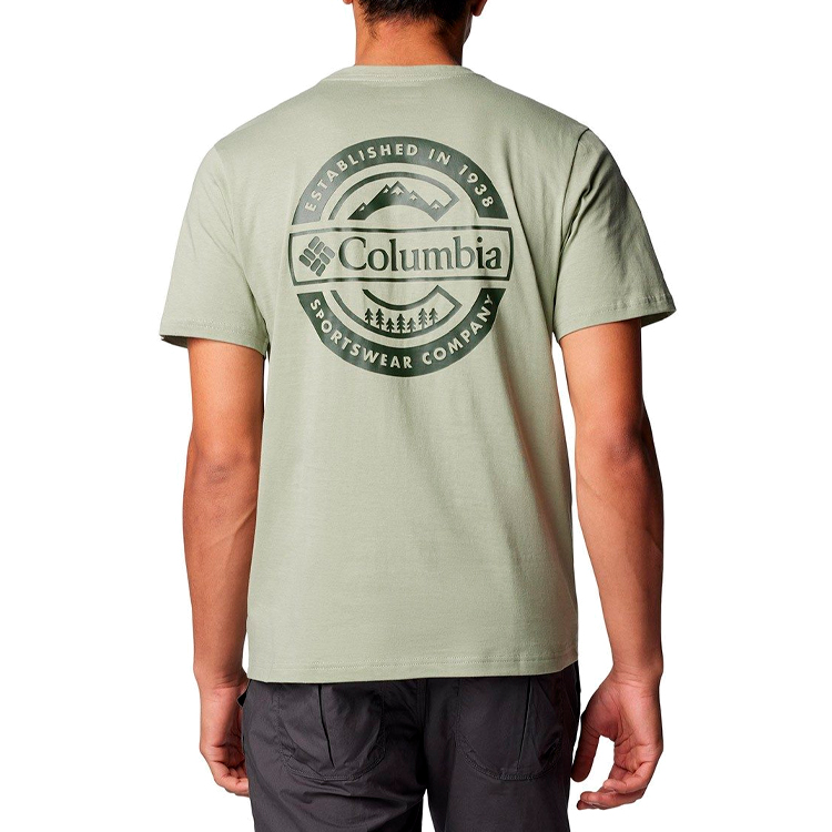 Футболка мужская Columbia Rapid Ridge Back Graphic Tee II S Зеленый photo 5