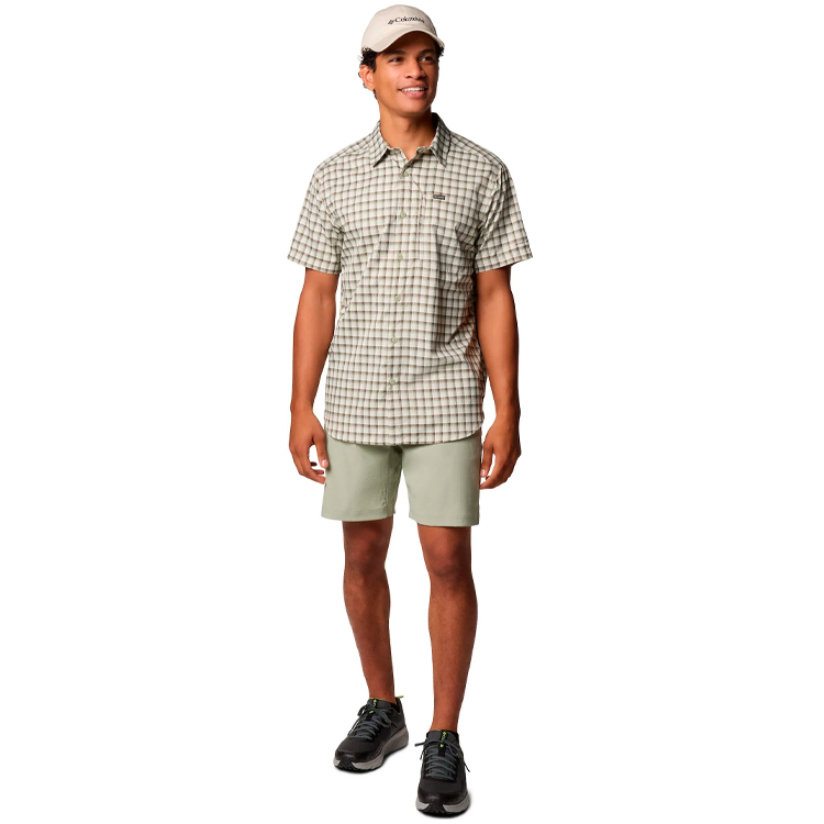 Мужская Рубашка Columbia Silver Ridge Utility Lite Novelty Short Sleeve Shirt S Зеленый photo 3
