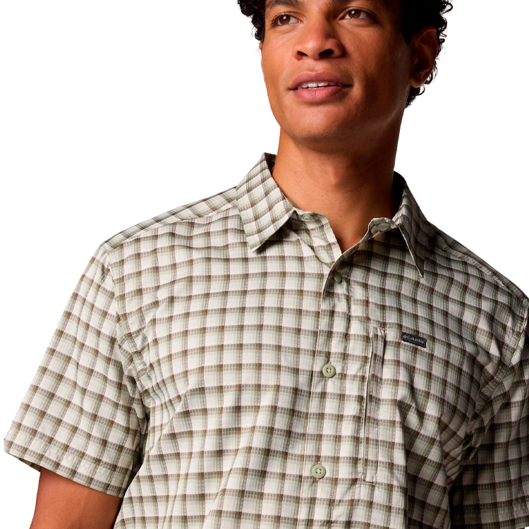 Мужская Рубашка Columbia Silver Ridge Utility Lite Novelty Short Sleeve Shirt S Зеленый photo 5