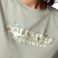 Tricou Columbia Rolling Bend Graphic Relaxed Crop Short Sleeve Shirt thumbnav 5
