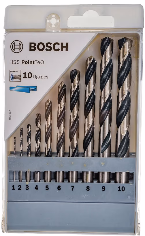 Set de burghie Bosch HSS PointTeq, 2608577348