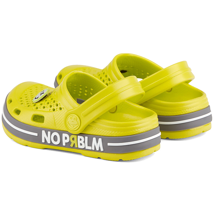 Slapi COQUI Clogs LINDO + Amulet / cm / Galben-gri photo 5