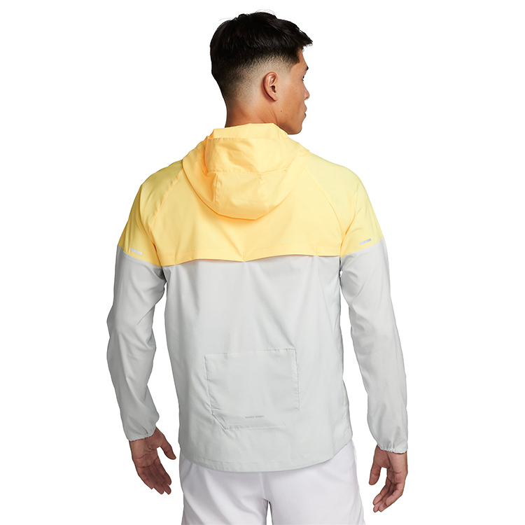 Мужская Ветровка Nike M NK RPL UV WINDRNNER JKT S Серый/Желтый photo 2