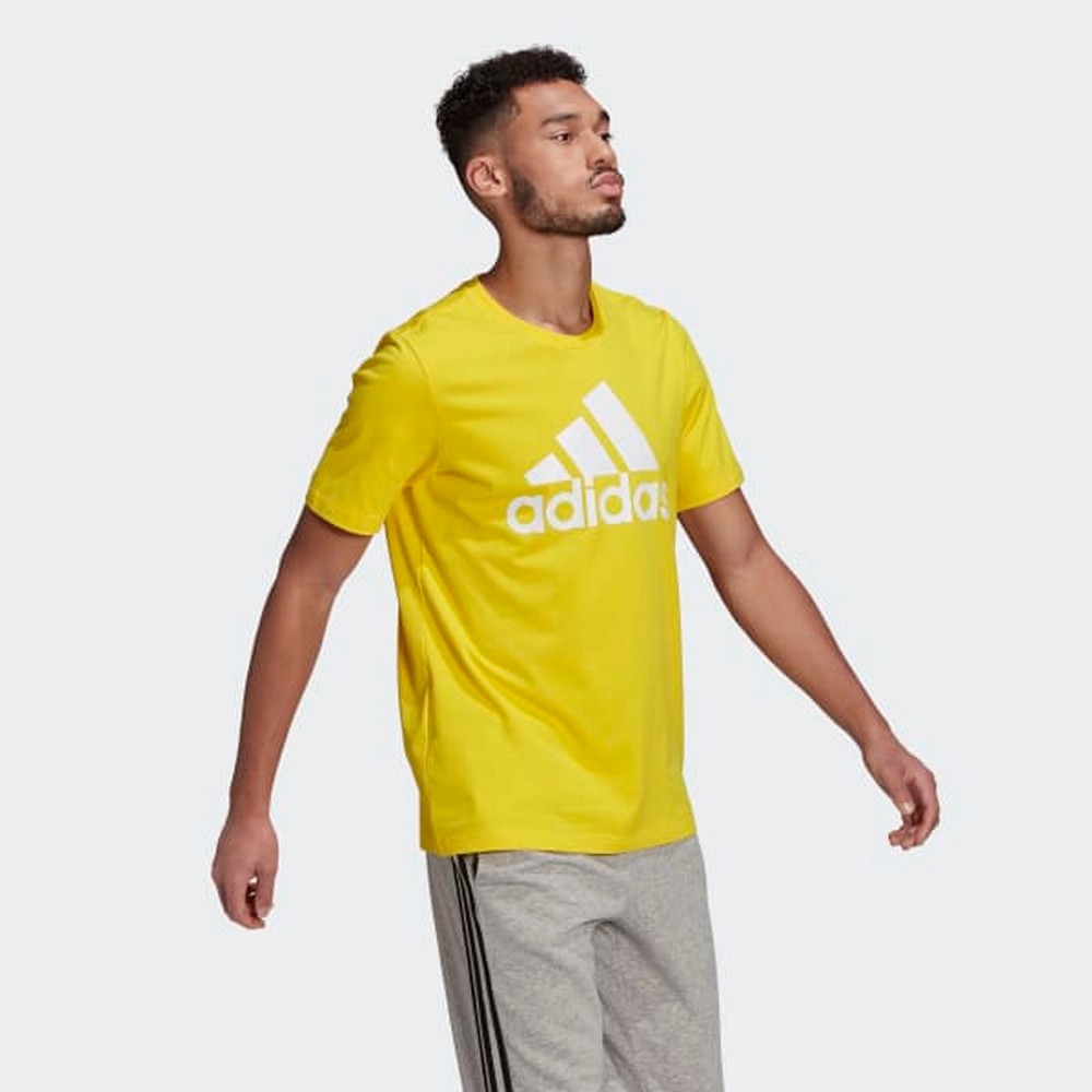 Tricou bărbătesc Adidas M BL SJ T S Galben photo 2