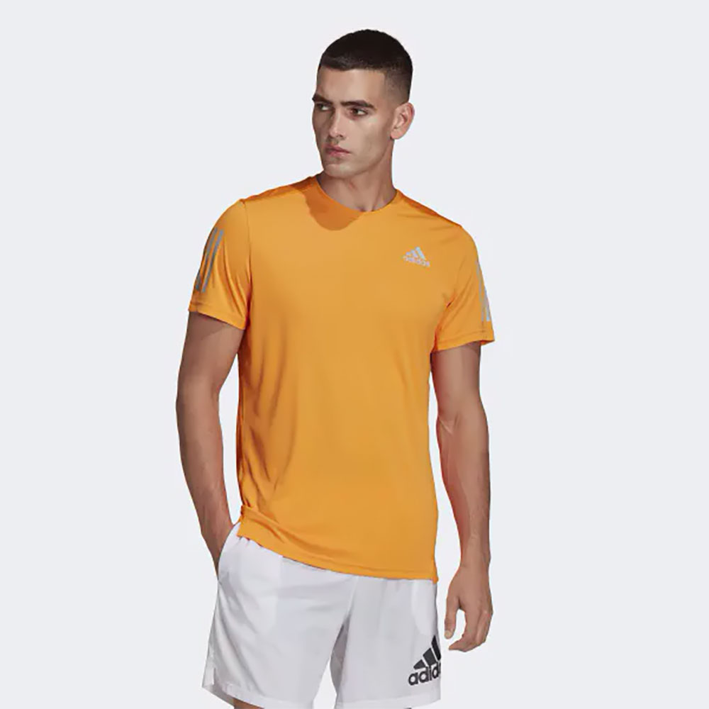 Футболка мужская Adidas OWN THE RUN TEE S Оранжевый photo 2